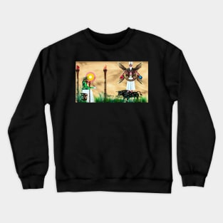 IGBO / SUMERIAN :  ANUNNAKI / ENUNEKE / ENU-NNA And NNE EKE-NWE-OFIA / ENU NA EKE BY SIRIUSUGOART Crewneck Sweatshirt